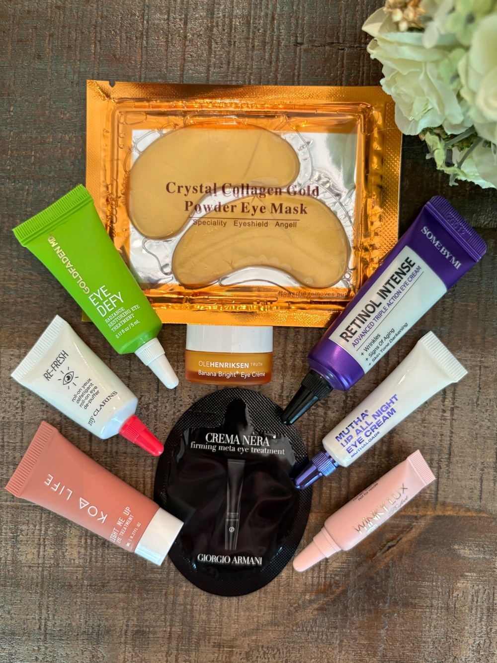 New EYE CREAM Minis, Samples & MORE - Ole Henriksen, CLARINS, Giorgio ARMANI +++